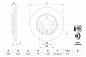Preview: Bremsscheibe(n) hinten Ø 294 x 22 mm (0 986 479 097) beschichtet; VW T5 u.A. ...